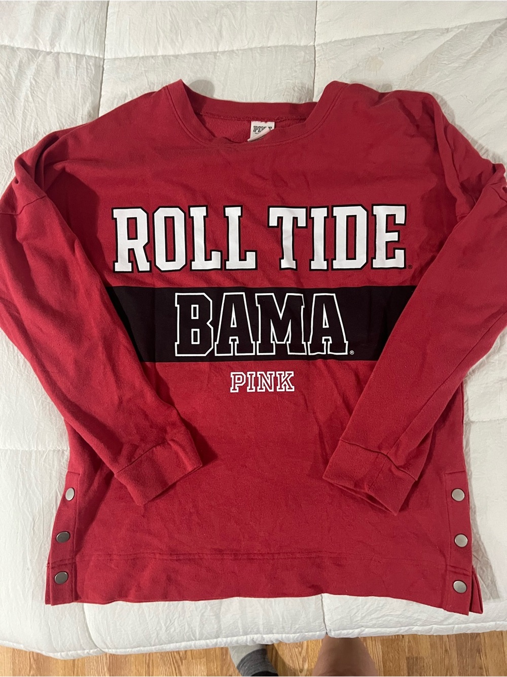 PINK Victoria's Secret Red Crewneck Sweatshirt